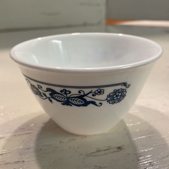 Vintage 1972 Corelle Old Town Blue/Blue Onion by Corning sugar bowl & creamer - Picture 5 of 16